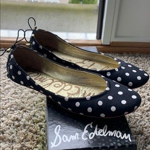 Sam Edelman Polka Dot Ballet Flats